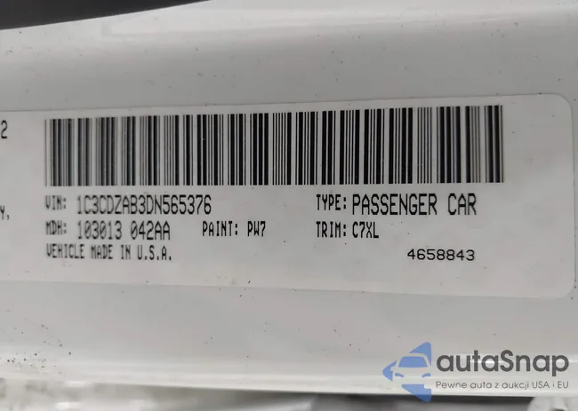 1C3CDZAB3DN565376: 42669177