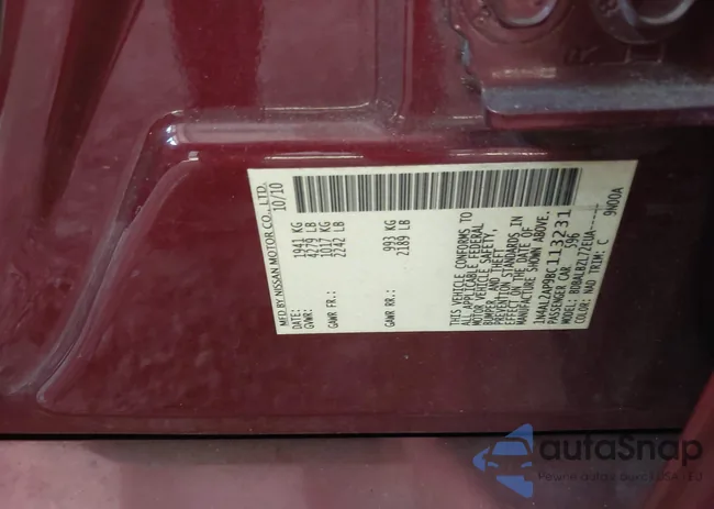 1N4AL2AP9BC113231: 42669233