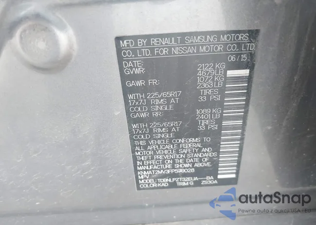 KNMAT2MV3FP579028: 42670320