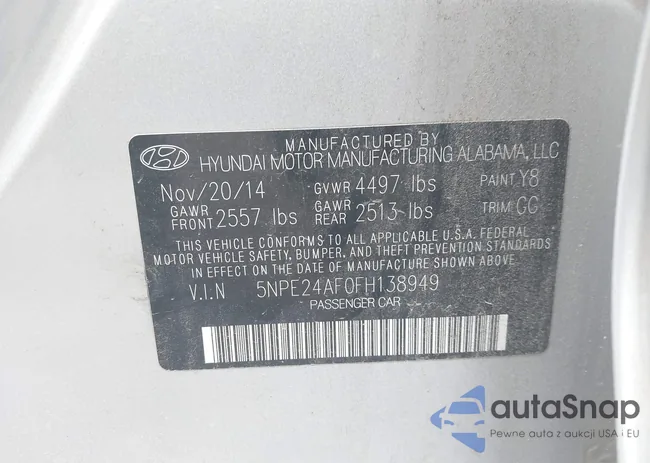 5NPE24AF0FH138949: 42670386