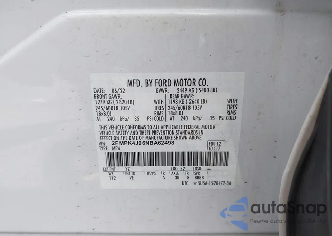 2FMPK4J96NBA62498: 42670462