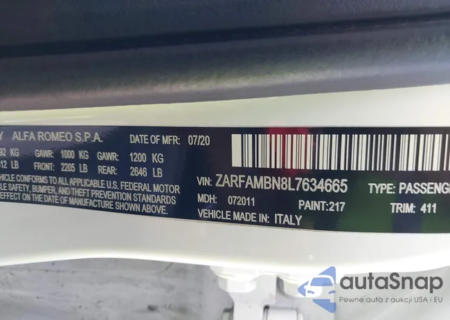 ZARFAMBN8L7634665: 42670040