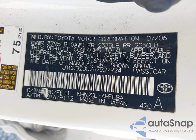 JTDKB20U767527924: 42671360