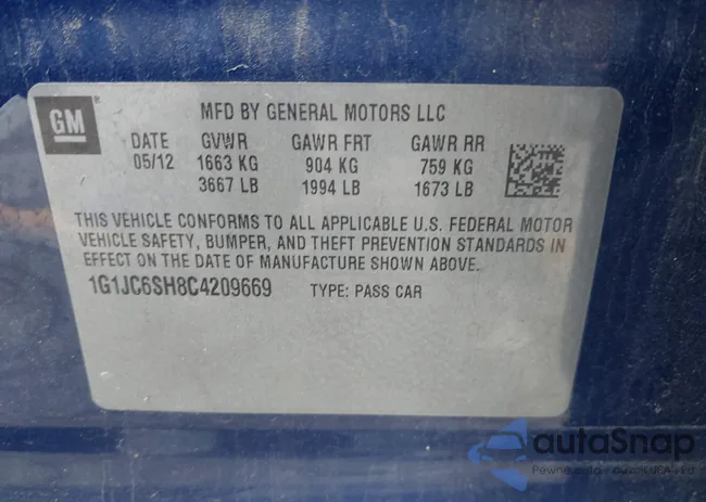 1G1JC6SH8C4209669: 42671390