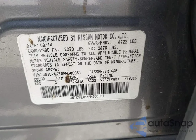 JN1CV6AP8FM580051: 42671410