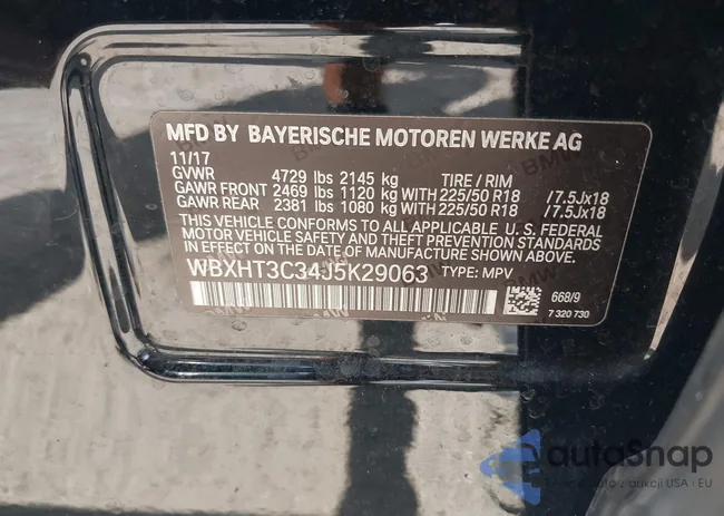 WBXHT3C34J5K29063: 42670913