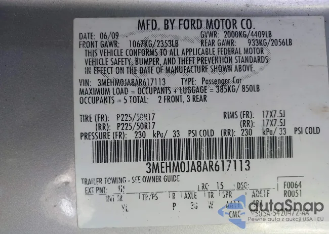 3MEHM0JA8AR617113: 42672305