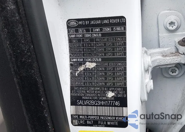 SALVR2BG3HH177746: 42672004