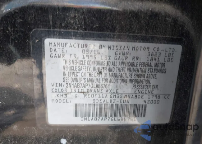 3N1AB7AP7GL666761: 42672101