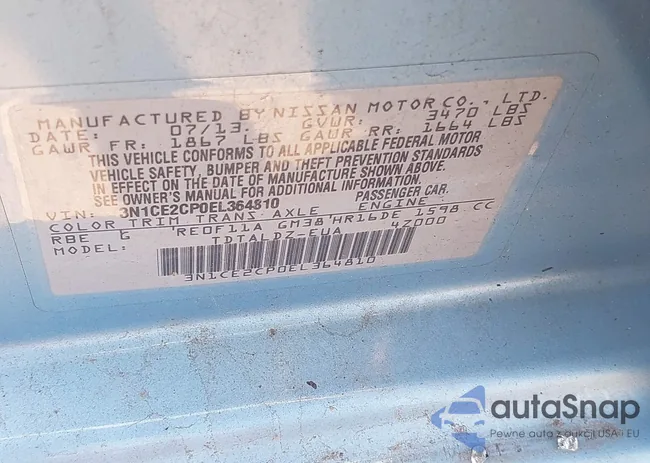 3N1CE2CP0EL364810: 42672248