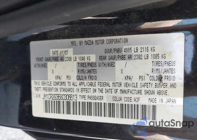 JM1CR293680306613: 42672275