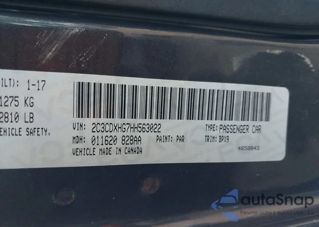 2C3CDXHG7HH563022: 42673584