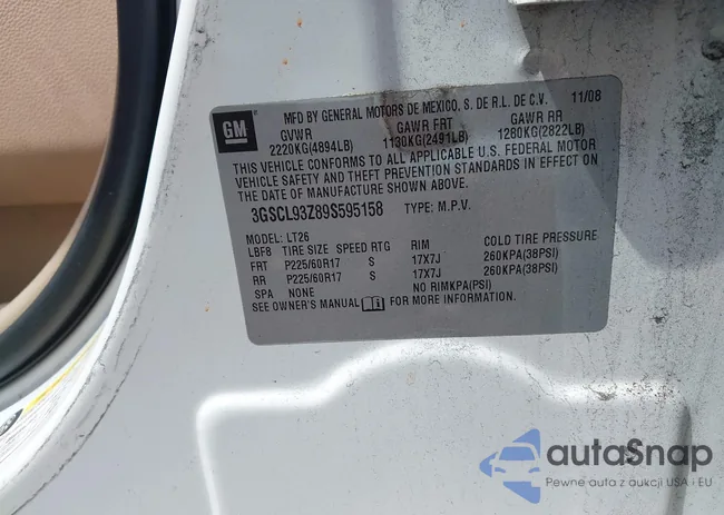 3GSCL93Z89S595158: 42673770