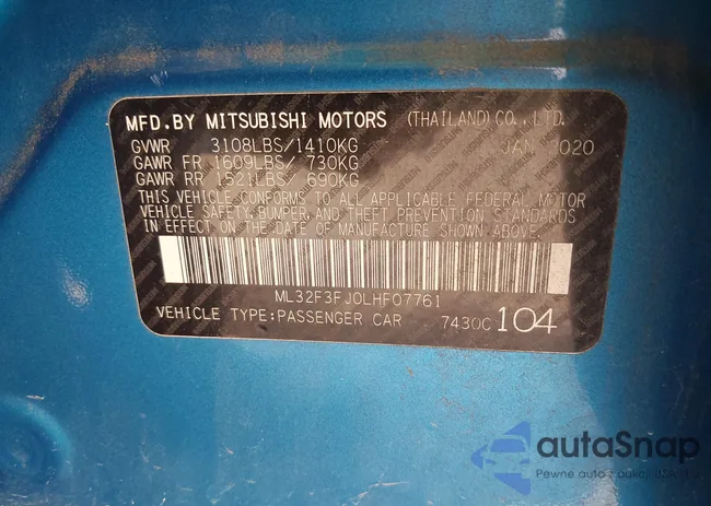 ML32F3FJ0LHF07761: 42673800