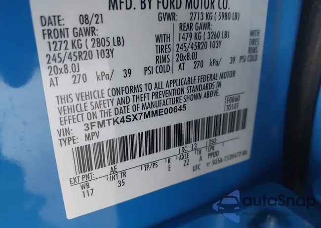 3FMTK4SX7MME00645: 42674488