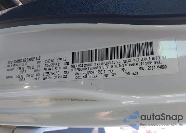 1C4HJWFG0EL179914: 42674519