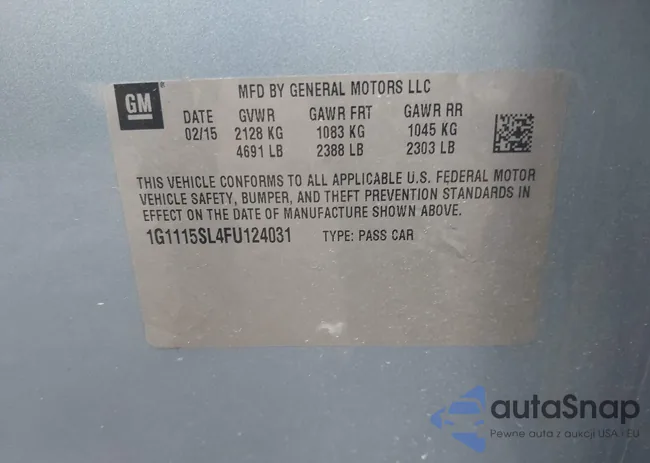 1G1115SL4FU124031: 42674717