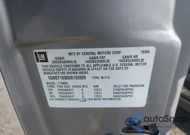 1GNET16S656132929: 42674734