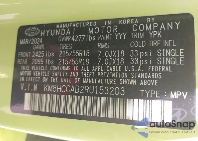 KM8HCCAB2RU153203: 42674746