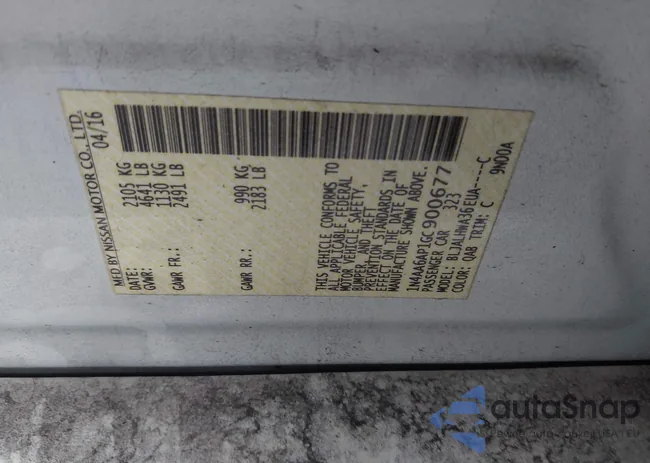 1N4AA6AP1GC900677: 42674803