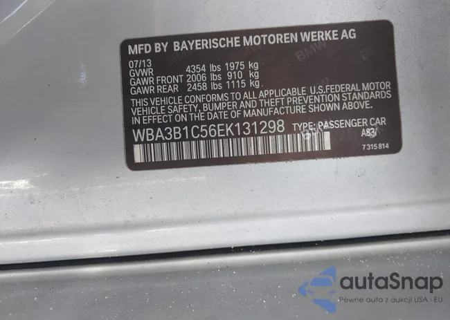 WBA3B1C56EK131298: 42675566