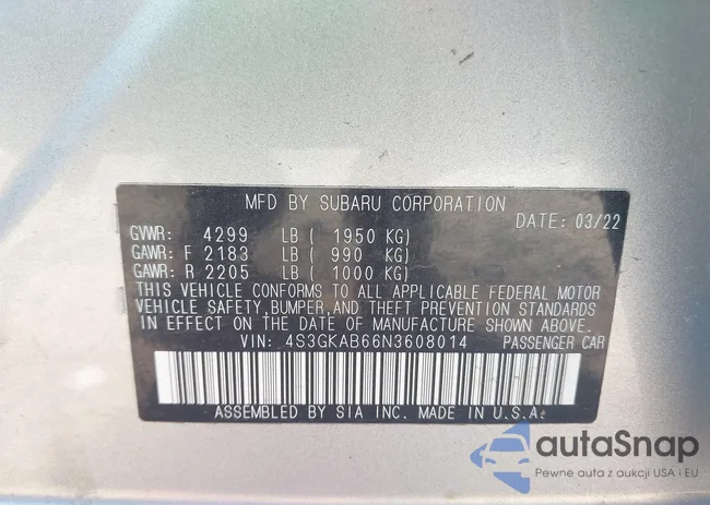 4S3GKAB66N3608014: 42675764