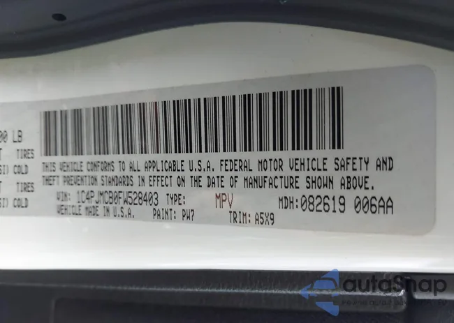 1C4PJMCB0FW528403: 42674986