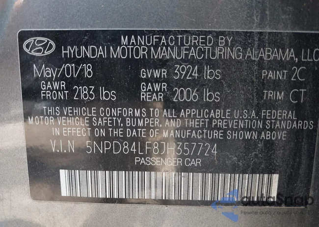 5NPD84LF8JH357724: 42675940