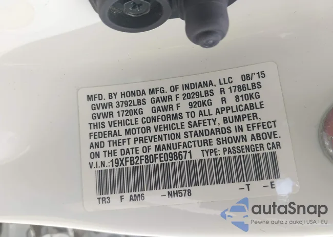 19XFB2F80FE098671: 42676018