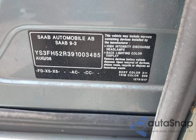 YS3FH52R391003485: 42676164