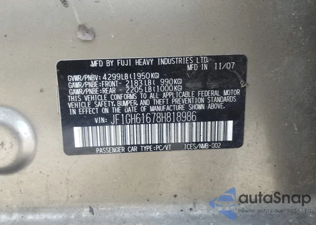 JF1GH61678H818986: 42677316