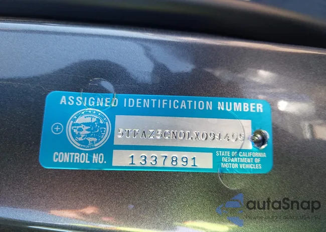 5TFAZ5CN0LX091409: 42677336