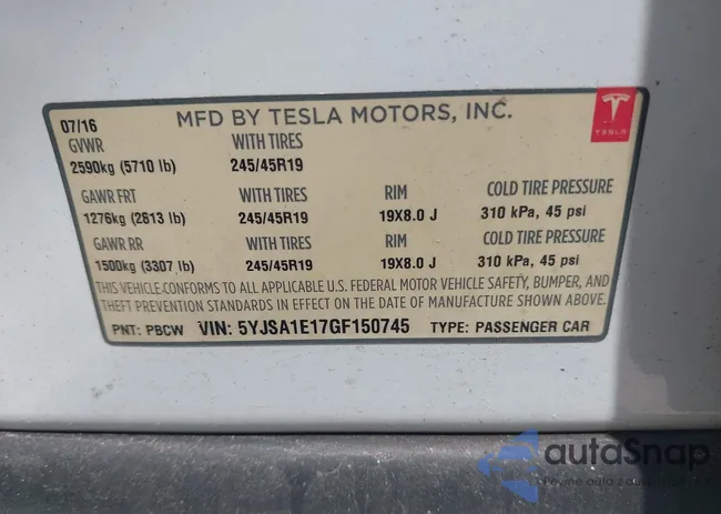 5YJSA1E17GF150745: 42677514