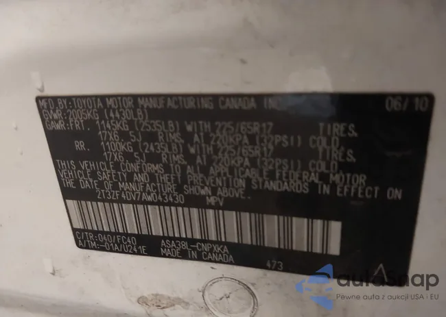 2T3ZF4DV7AW043430: 42676989