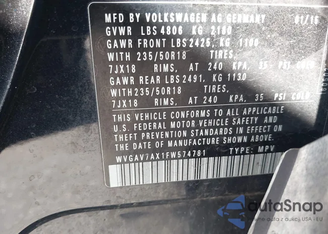 WVGAV7AX1FW574781: 42677011