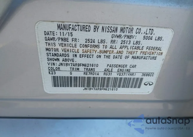 JN1BV7AR9FM421610: 42677288