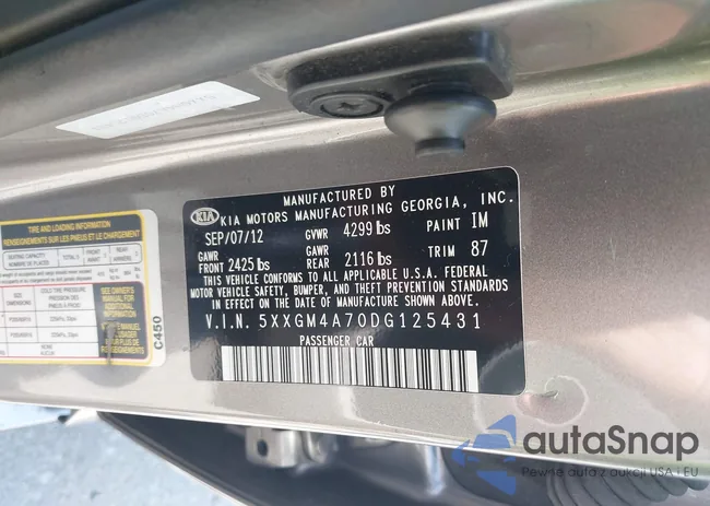 5XXGM4A70DG125431: 42678394