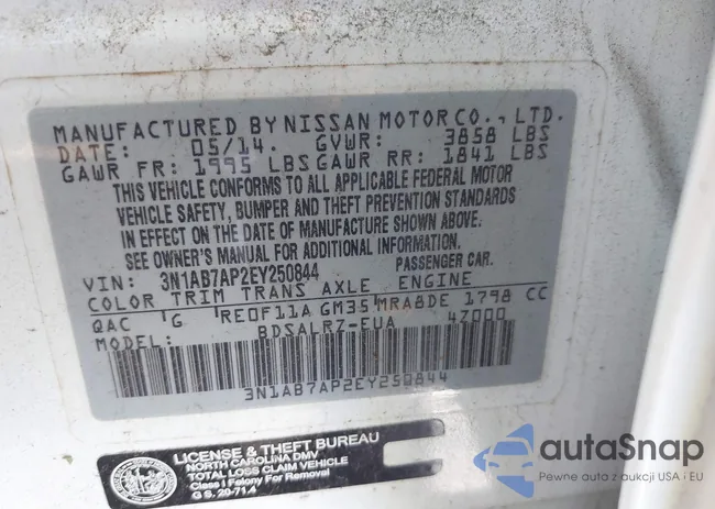 3N1AB7AP2EY250844: 42678401