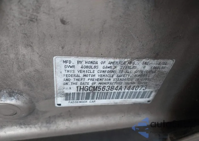 1HGCM56384A144073: 42678061