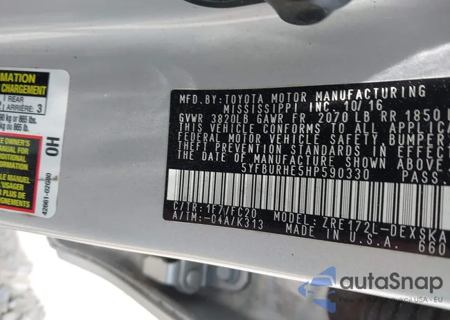 5YFBURHE5HP590330: 42679376