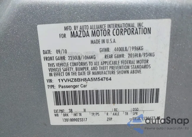 1YVHZ8BH8A5M54764: 42679863