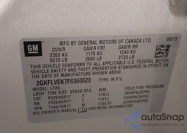 2GKFLVEK7F6360623: 42680337