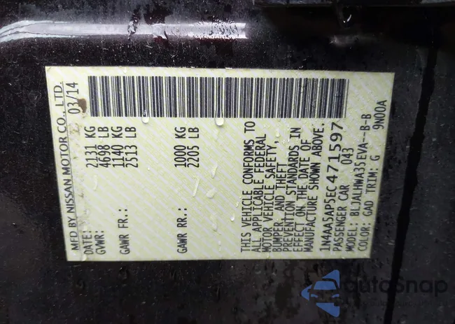 1N4AA5AP5EC471597: 42680463