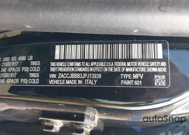 ZACCJBBB3JPJ13938: 42680486