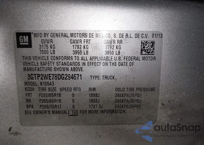 3GTP2WE78DG294671: 42680498