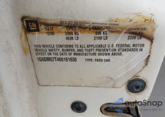 1G6DM57T460161630: 42680598
