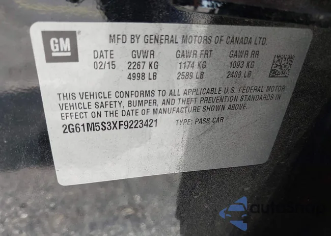 2G61M5S3XF9223421: 42680753