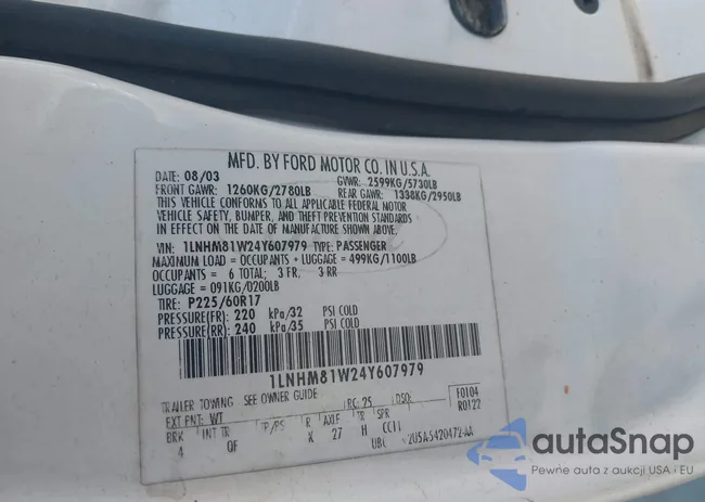 1LNHM81W24Y607979: 42680765