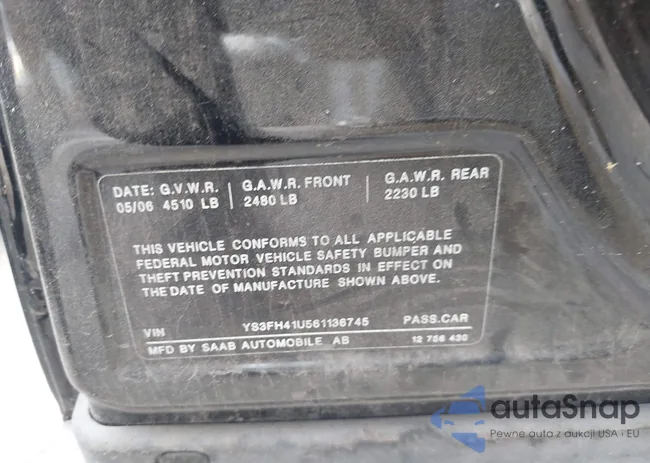 YS3FH41U561136745: 42680791