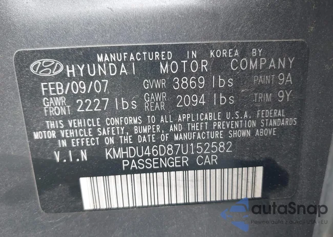 KMHDU46D87U152582: 42681280